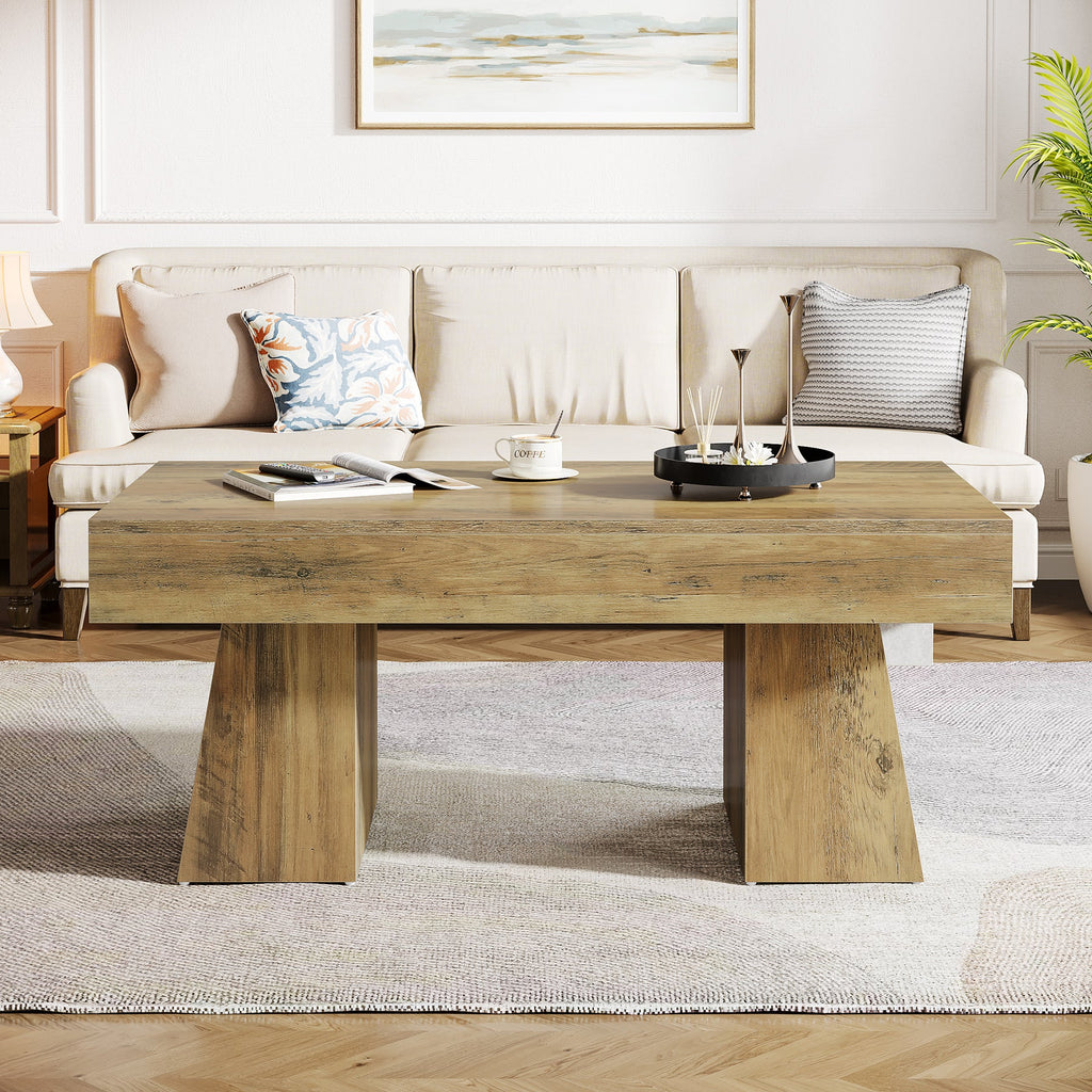 Table Basse Rectangle - Bois 48x24
